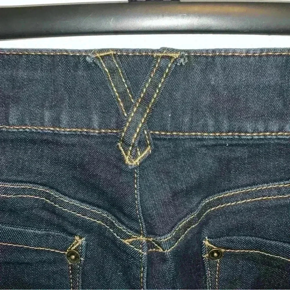 Women’s Democracy “Ab” Technology Dark Wash Skinny Pull On Jeans Size 12 - Picture 7 of 12